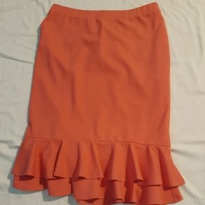 Peach skirt